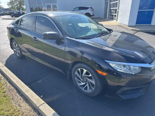 Crystal Black Pearl 2017 Honda Civic EX