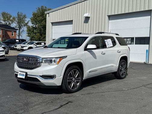 White Frost Tri-Coat 2017 GMC Acadia Denali