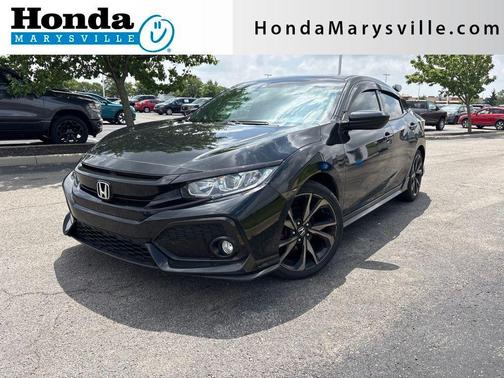 Crystal Black Pearl 2019 Honda Civic Sport