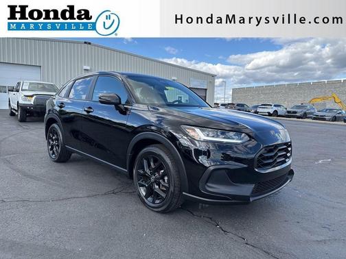 Crystal Black Pearl 2025 Honda HR-V Sport