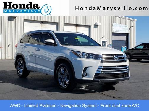 2019 Toyota Highlander Limited Platinum