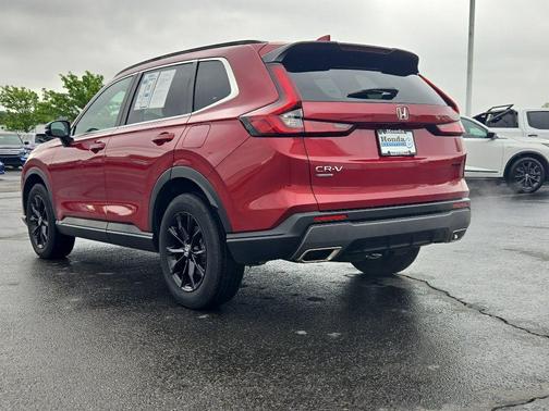 Radiant Red Metallic 2024 Honda CR-V Hybrid Sport