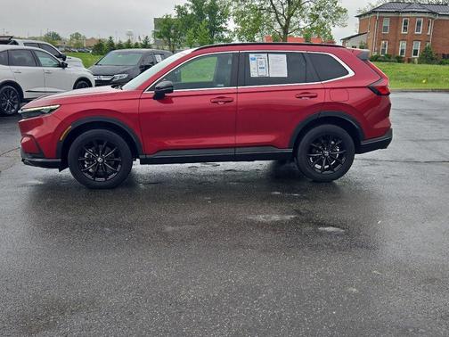 Radiant Red Metallic 2024 Honda CR-V Hybrid Sport
