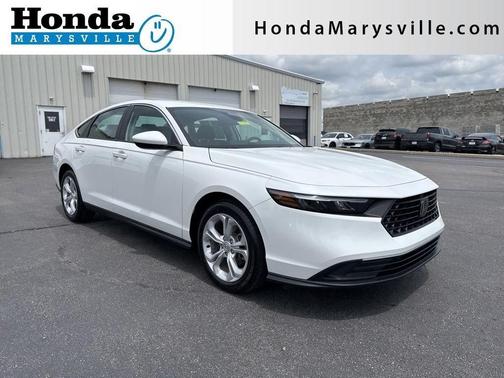 Platinum White Pearl 2025 Honda Accord LX