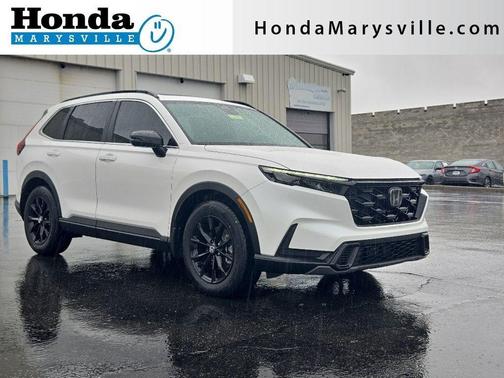 Platinum White Pearl 2023 Honda CR-V Hybrid Sport