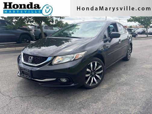 Crystal Black Pearl 2015 Honda Civic EX-L