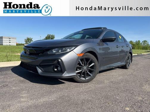 Polished Metal Metallic 2021 Honda Civic EX