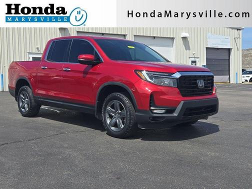 Radiant Red Metallic II 2023 Honda Ridgeline RTL-E