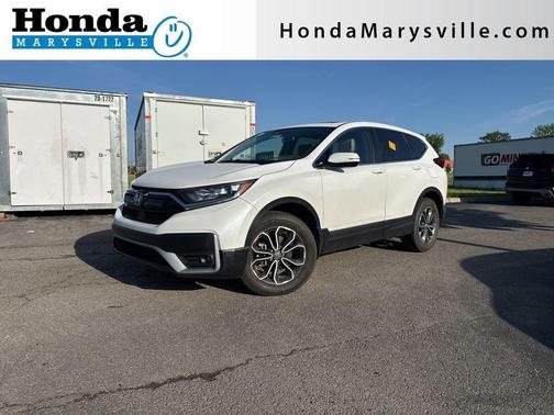 Platinum White Pearl 2021 Honda CR-V EX-L