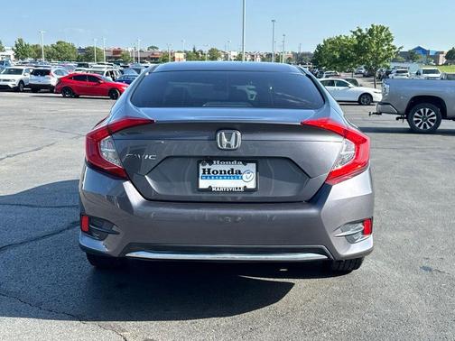 Polished Metal Metallic 2021 Honda Civic LX
