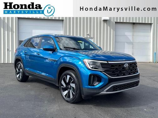 Kingfisher Blue 2024 Volkswagen Atlas Cross Sport 2.0T SE w/Technology