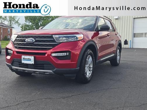 Rapid Red Metallic Tinted Clearcoat 2022 Ford Explorer XLT