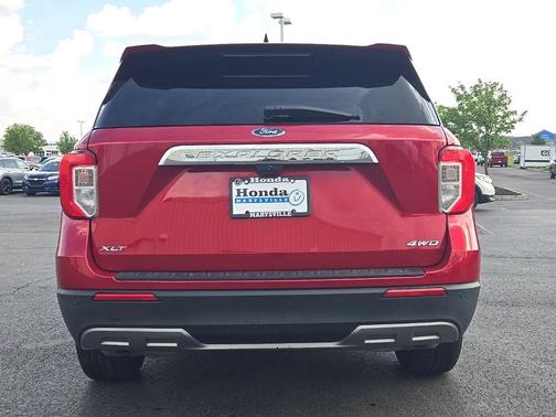 Rapid Red Metallic Tinted Clearcoat 2022 Ford Explorer XLT
