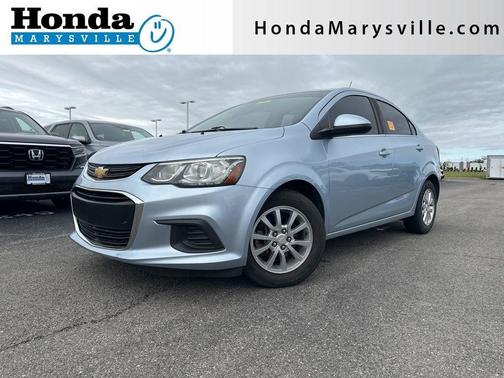 Arctic Blue Metallic 2017 Chevrolet Sonic LT