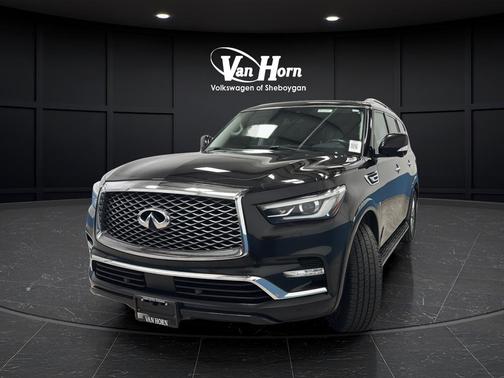 Black 2019 INFINITI QX80 Luxe