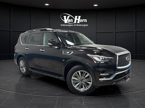 Black 2019 INFINITI QX80 Luxe
