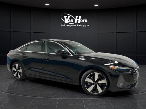 Black Metallic 2025 Audi A5 Premium Plus TFSI quattro S tronic