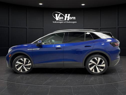 Blue Metallic 2021 Volkswagen ID.4 AWD Pro S