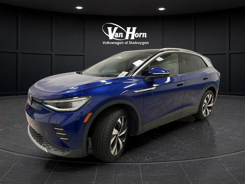 Blue Metallic 2021 Volkswagen ID.4 AWD Pro S