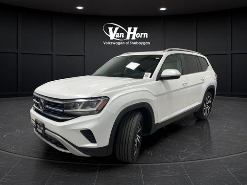 Opal White 2023 Volkswagen Atlas 2.0T SEL