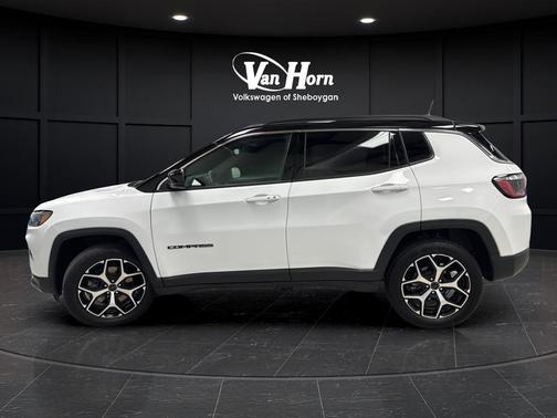 Bright White Clearcoat 2025 Jeep Compass Limited