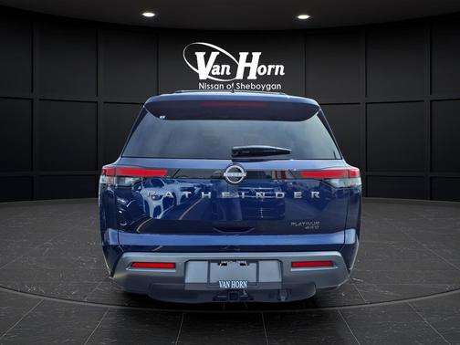 Deep Ocean Blue Pearl 2026 Nissan Pathfinder Platinum