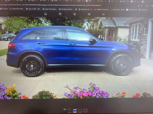 Blue 2018 Mercedes-Benz GLC 300 4MATIC