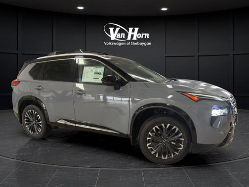 Boulder Gray/Super Black 2026 Nissan Rogue Platinum