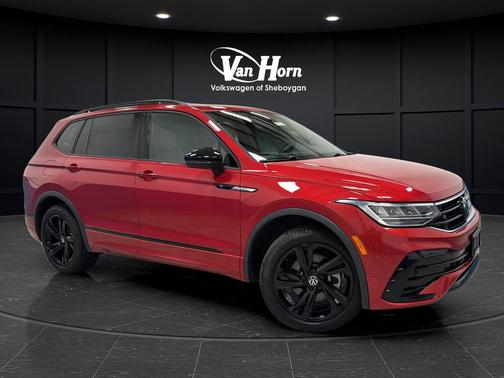 Red Metallic 2024 Volkswagen Tiguan 2.0T SE R-Line Black 4MOTION