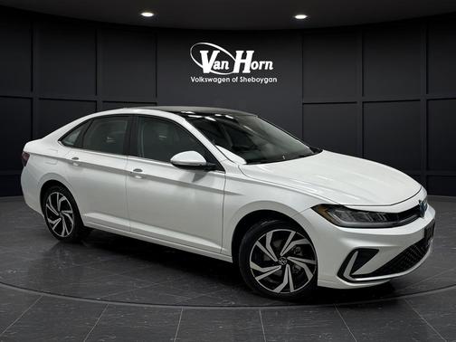 Opal White 2025 Volkswagen Jetta 1.5T SEL