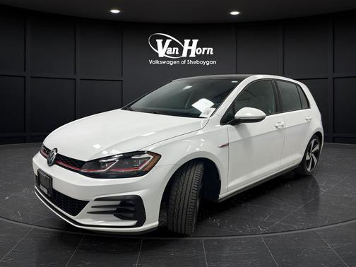 Pure White 2019 Volkswagen Golf GTI 2.0T S 4-Door