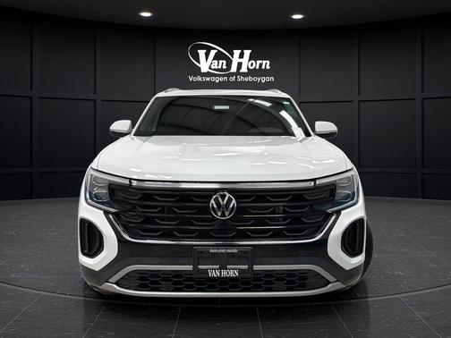 Pure White 2024 Volkswagen Atlas Cross Sport 2.0T SE w/Technology 4MOTION