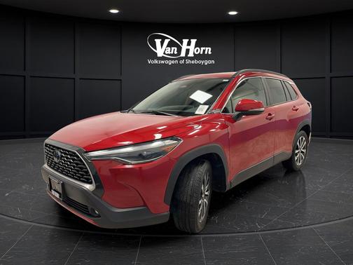 Barcelona Red Metallic 2023 Toyota Corolla Cross XLE