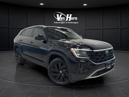 Deep Black 2024 Volkswagen Atlas Cross Sport 2.0T SE w/Technology 4MOTION