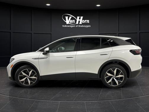 Opal White 2024 Volkswagen ID.4 AWD Pro S