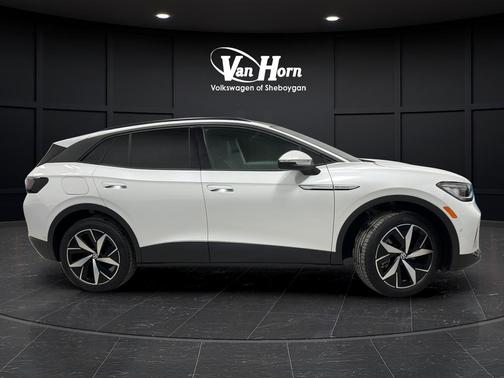 Opal White 2024 Volkswagen ID.4 AWD Pro S