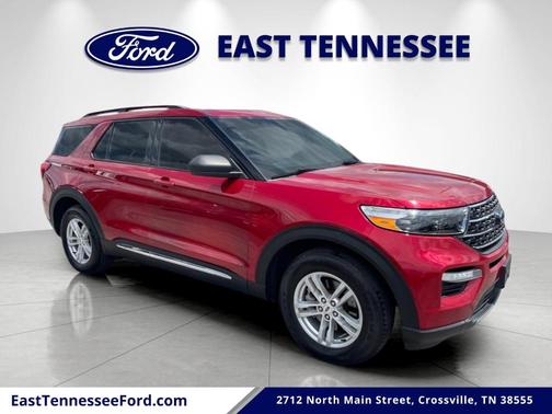 Red Metallic 2021 Ford Explorer XLT