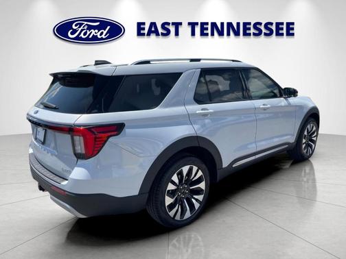 White 2026 Ford Explorer Platinum