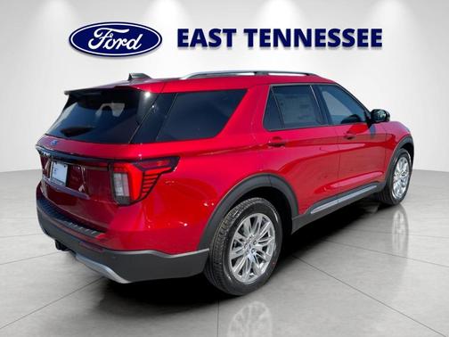 Red Metallic 2026 Ford Explorer Platinum