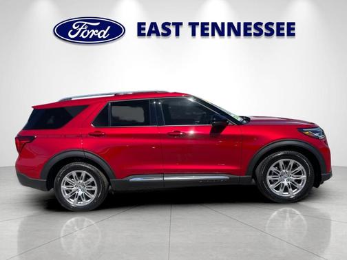 Red Metallic 2026 Ford Explorer Platinum