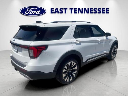 White 2026 Ford Explorer Platinum