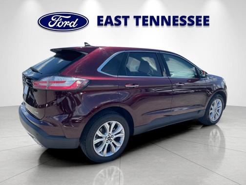 Burgundy 2024 Ford Edge Titanium