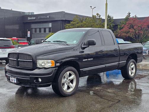 Black Clearcoat 2005 Dodge Ram 1500 SLT Quad Cab