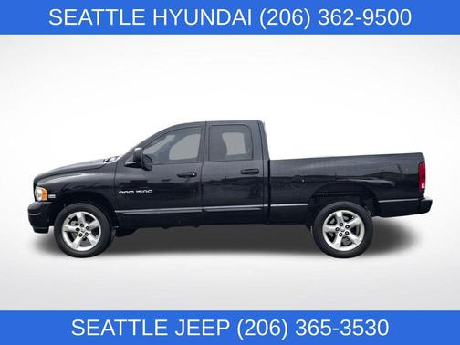 Black Clearcoat 2005 Dodge Ram 1500 SLT Quad Cab