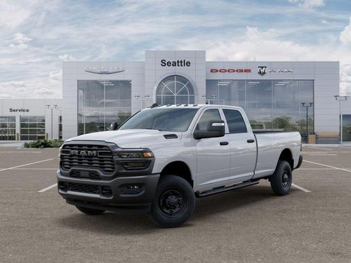 Bright White Clearcoat 2026 RAM 2500 Tradesman Crew Cab 4x4 8' Box