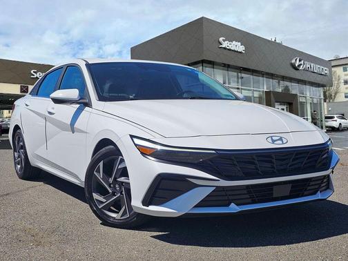 Serenity White 2024 Hyundai ELANTRA SEL