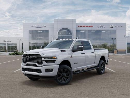Bright White Clearcoat 2026 RAM 2500 Big Horn Crew Cab 4x4 6'4' Box