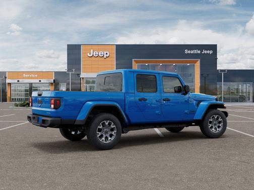 Hydro Blue Pearlcoat 2026 Jeep Gladiator Sahara 4x4