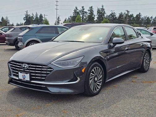 Portofino Gray 2022 Hyundai SONATA Hybrid Limited
