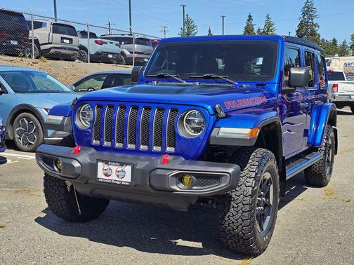 Ocean Blue Metallic Clearcoat 2020 Jeep Wrangler Unlimited Rubicon